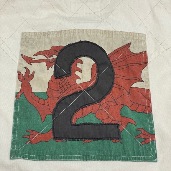 Vtg Ralph Lauren Wales Dragon Rugby Long Sleeve Hooded #2 Jersey Shirt Mens S - Picture 7 of 13